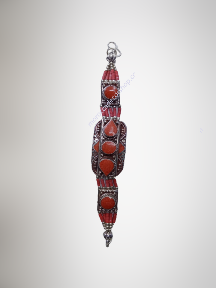 Moroccan Handmade Red Bracelet -403